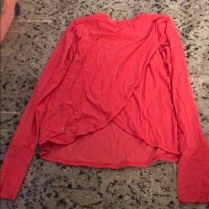 Lululemon Hot pink long sleeve